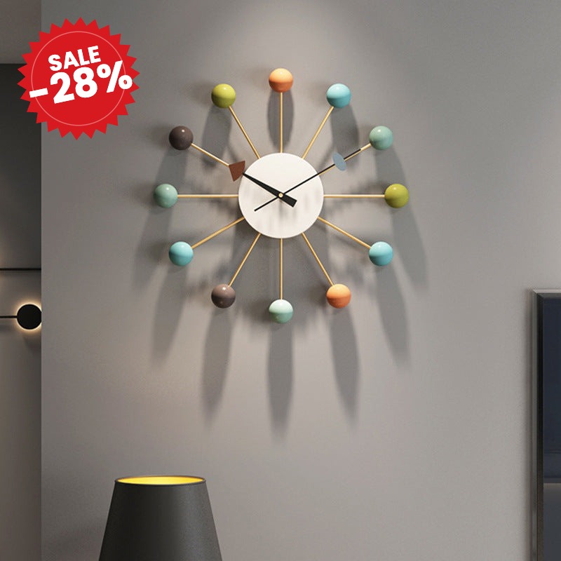 Decorative Large Silent Wall Clock - SALE -28%