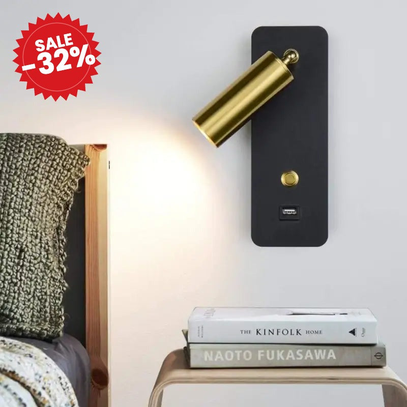 Bedside Reading Wall Light - SALE -32%