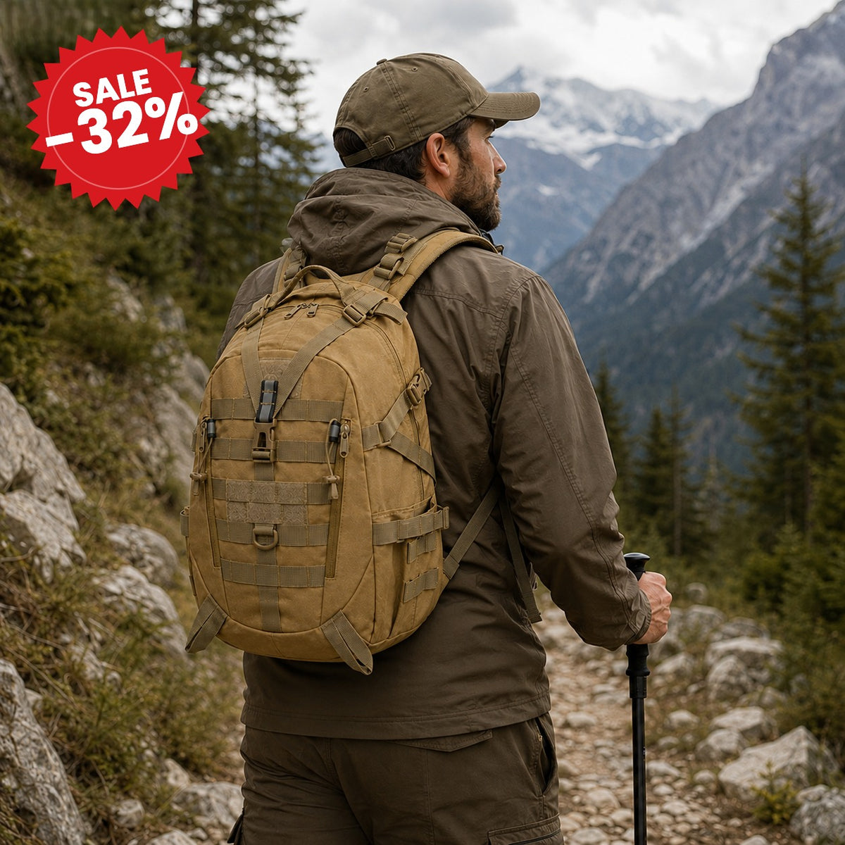 Water-Repellent 40L Hiking Backpack - SALE -32%