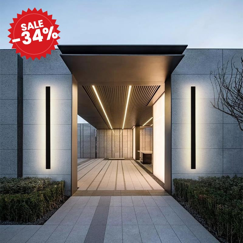 Modern Outdoor Wall Light Sconce | Energy-Efficient LED - SALE -34%