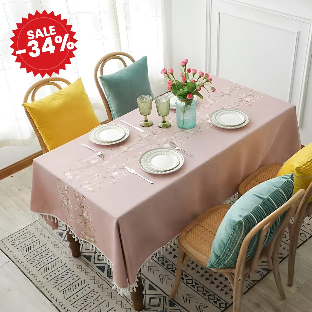 Blossom Weave Elegance Tablecloth - SALE -34%