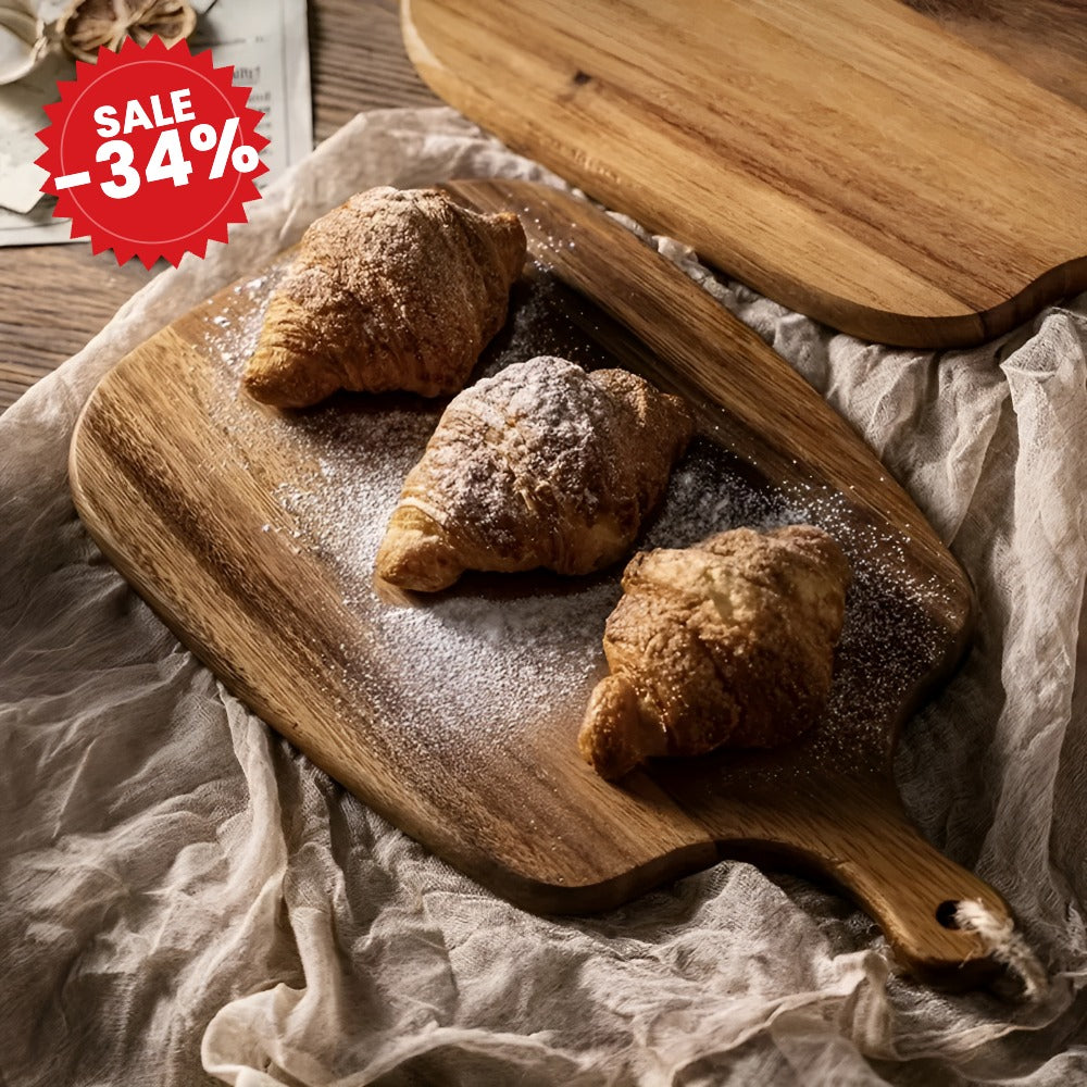 Artisan Wooden Serving Platter - SALE -34%