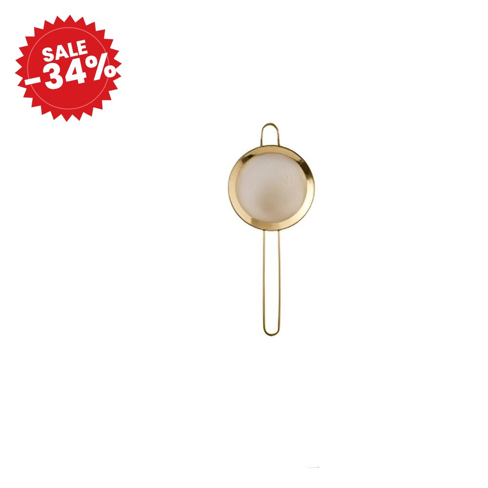 Gold Fine Mesh Strainer - SALE -34%