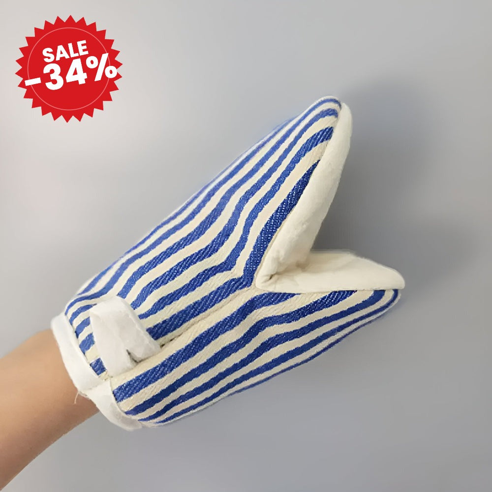 Striped Heat-Resistant Kitchen Mitts - SALE -34%