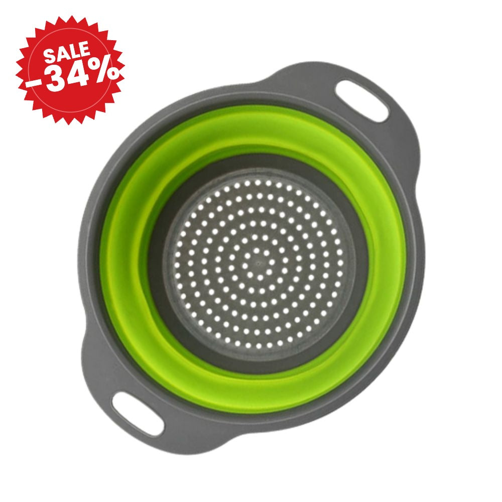Collapsible Silicone Strainer Basket - SALE -34%