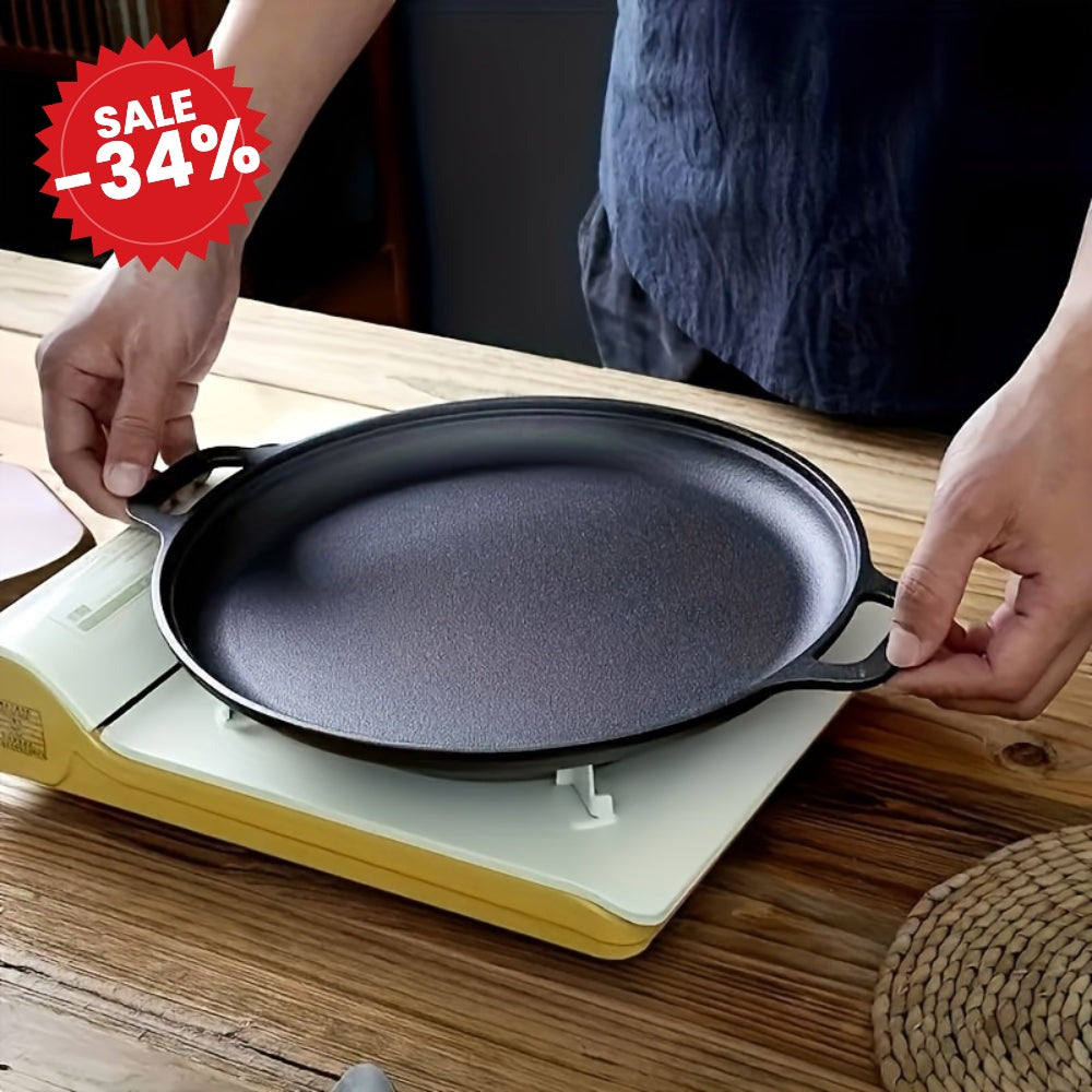 Non-Stick Cast Iron Griddle Skillet Pan - SALE -34%
