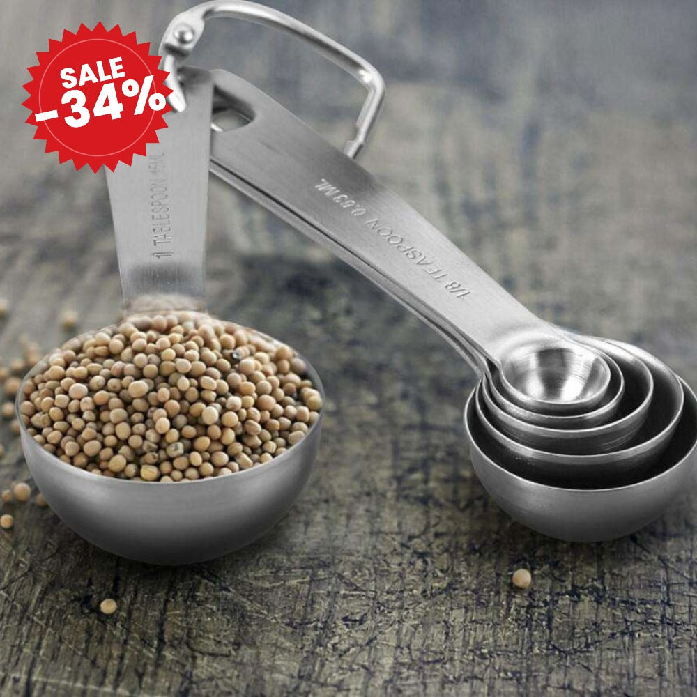 Pro Scoop Measuring Spoons 6pcs - SALE -34%