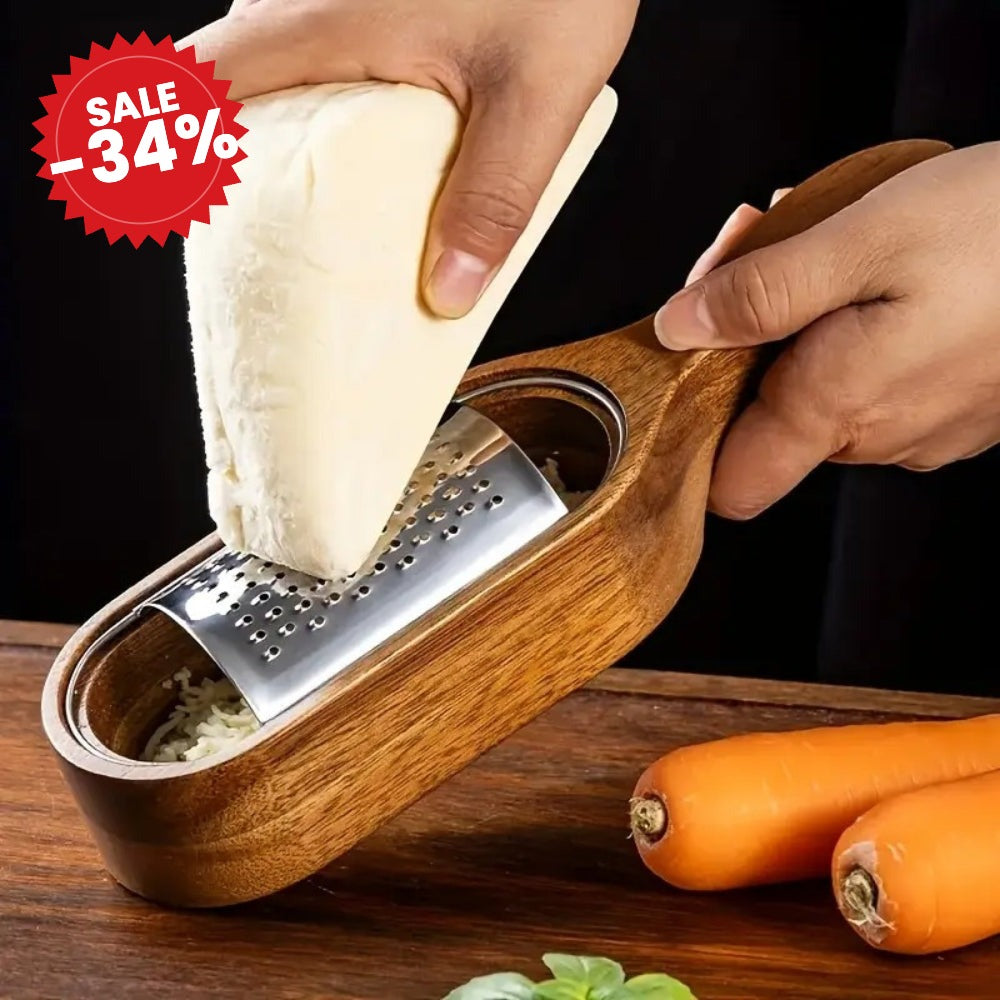 Wood Grip Cheese Grater - SALE -34%