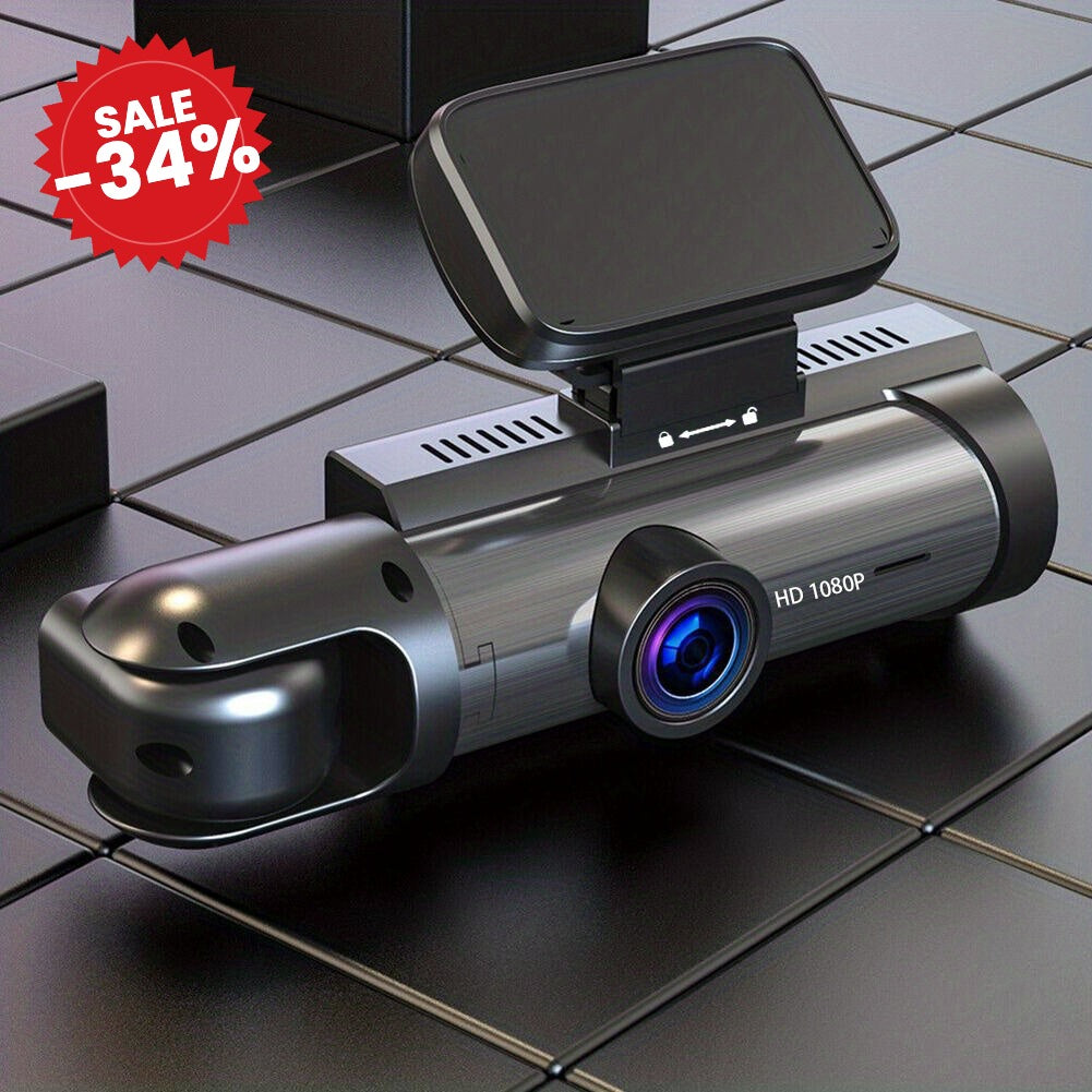 Dual Lens WiFi Dash Cam Night Vision - SALE -34%