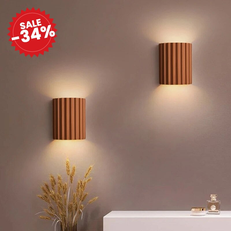 Minimalist Modern Resin Wall Sconce - SALE -34%