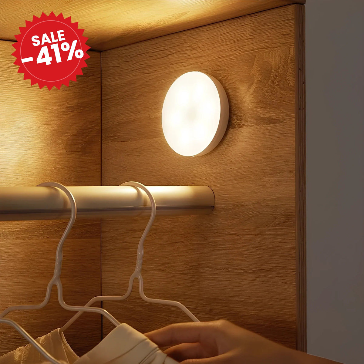 Motion Sensor LED Light Cordless Cabinet Lamp - SALE -41%