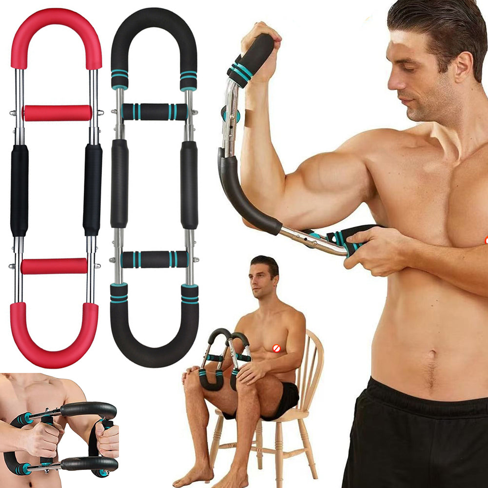 Ultimate Home Gym Equipment | Adjustable U-Shaped Arm Strengthener with Multi-Functional Design | Compact Workout Tool for Full-Body Fitness 2