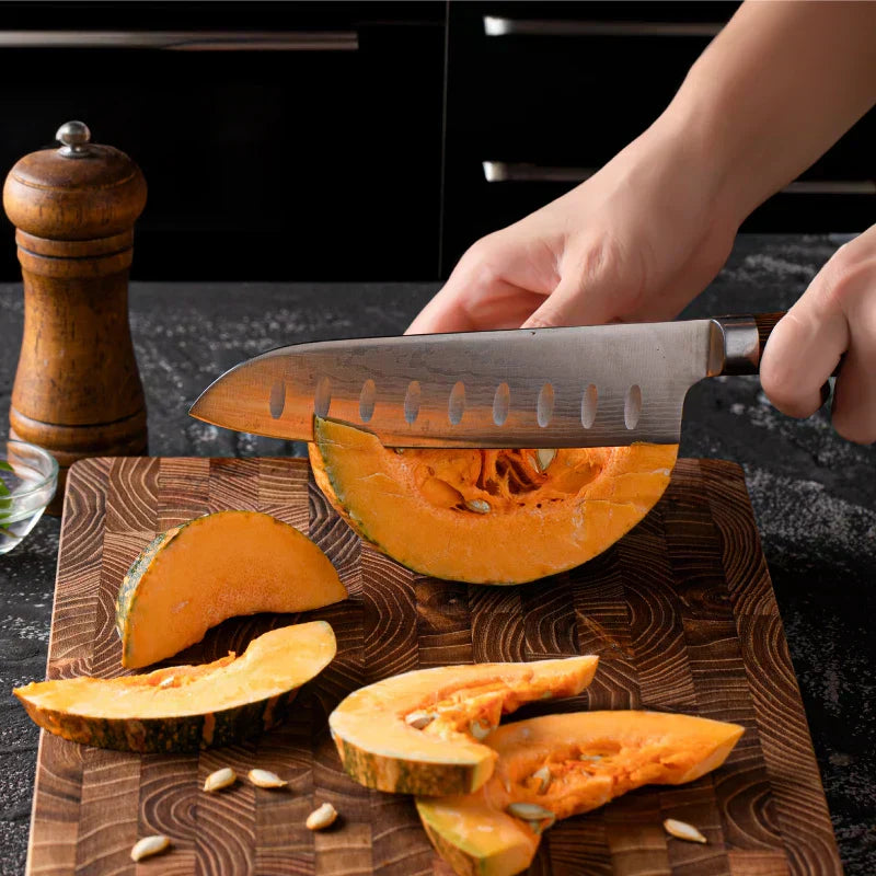 High-quality Wooden Chopping Block End Grain Cutting Board For Kitchens And Professional Chefs