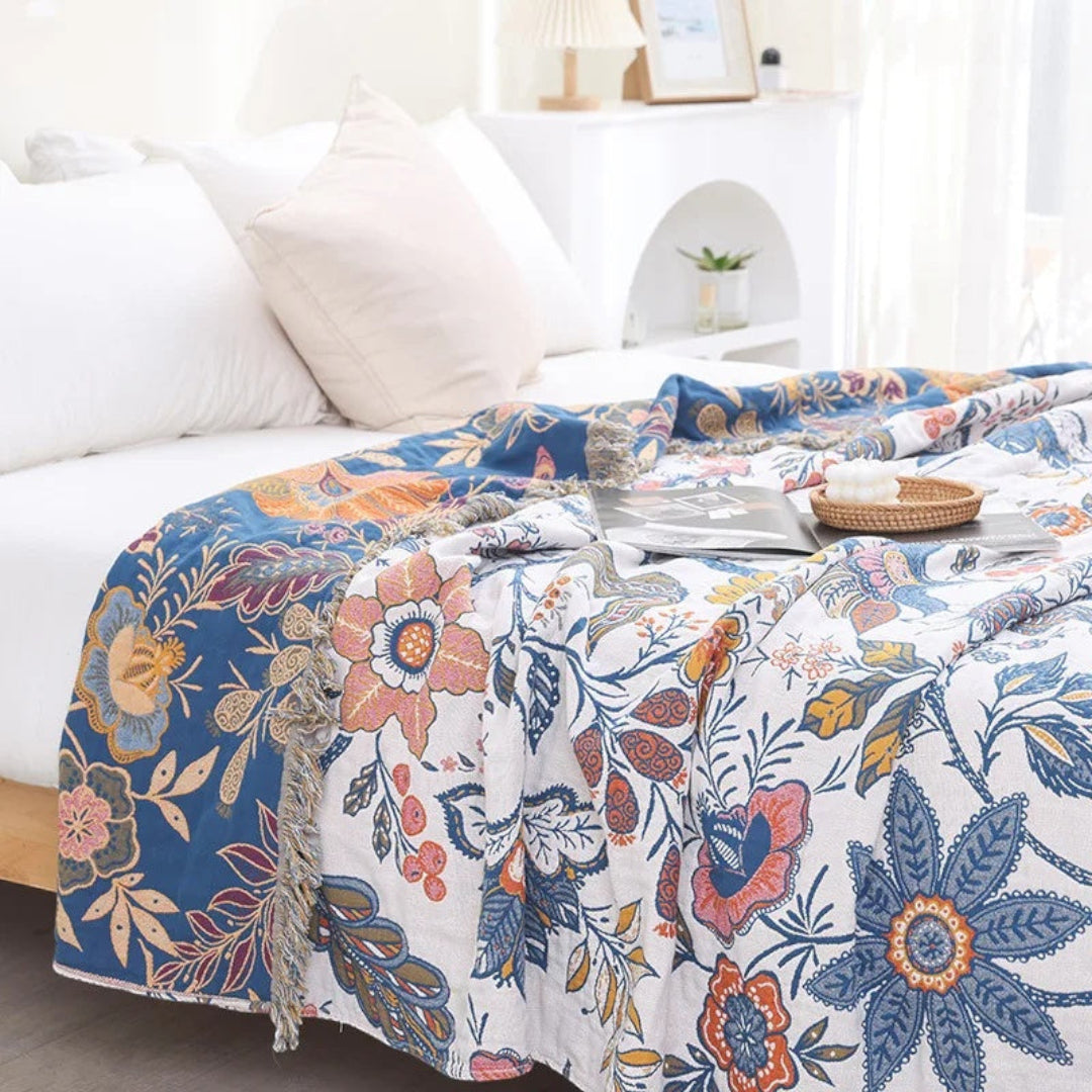 Summer Throw Blanket | Floral