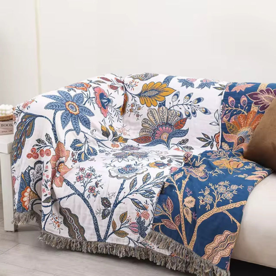 Summer Throw Blanket | Floral