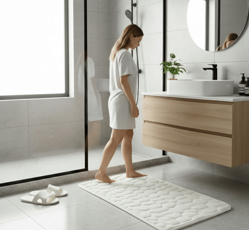 Memory Foam Bath Mat | Soft Fast-Drying Comfort