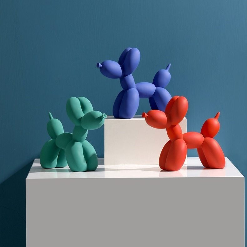 Balloon Dog Sculpture | Modern Playful Home Accent