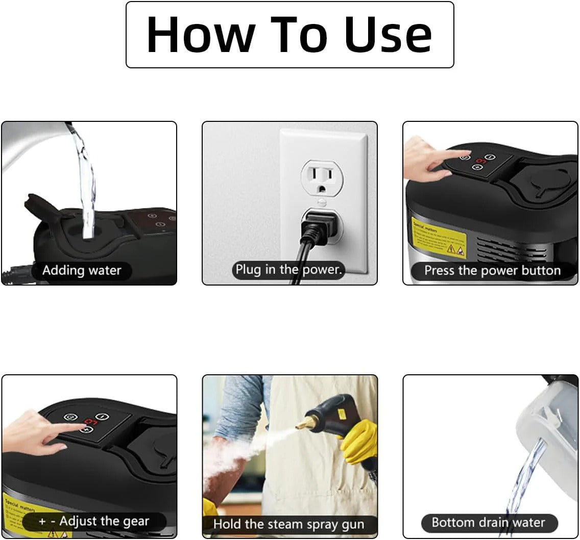 1500W High Pressure Steam Cleaner