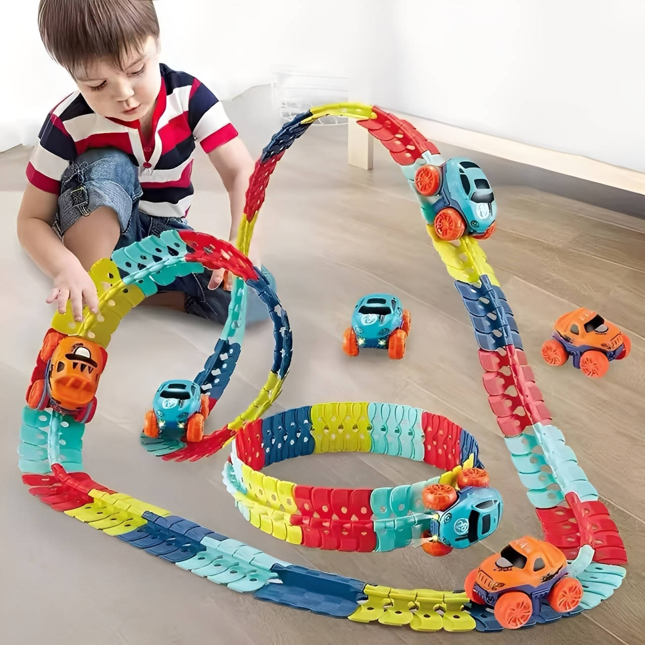 Anti Gravity Race Track for Kids - Multi-Function | Time Saving | Food Prep