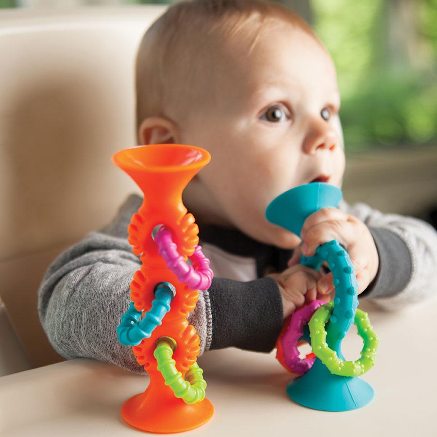 Baby Silicone Suction Sensory Teether Toy