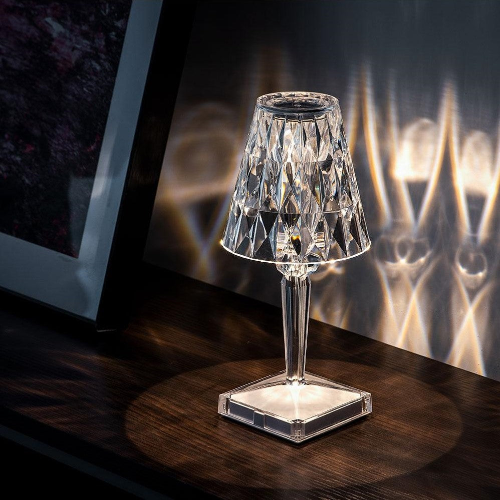 Crystal-Effect Table Lamp | Sparkling Ambient Light