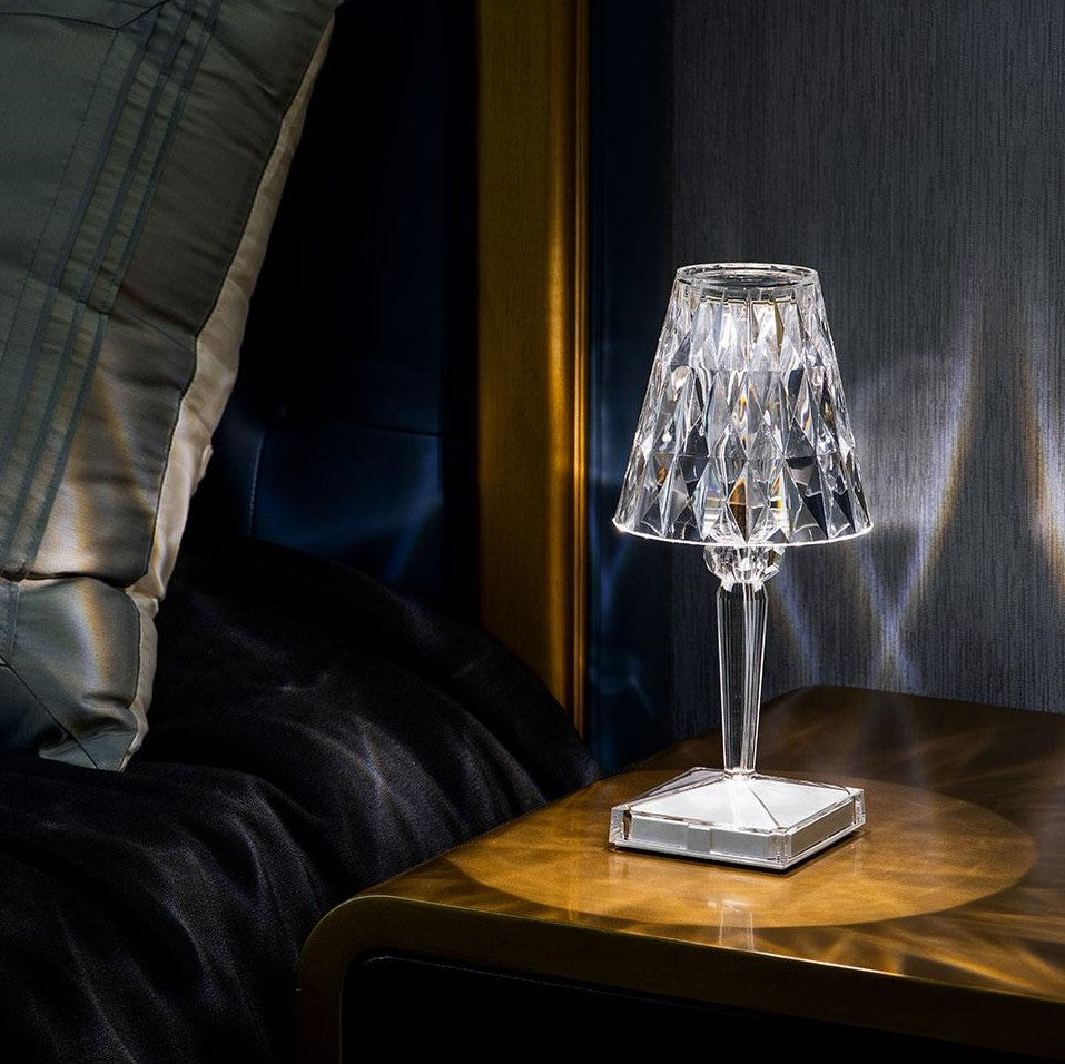 Crystal-Effect Table Lamp | Sparkling Ambient Light