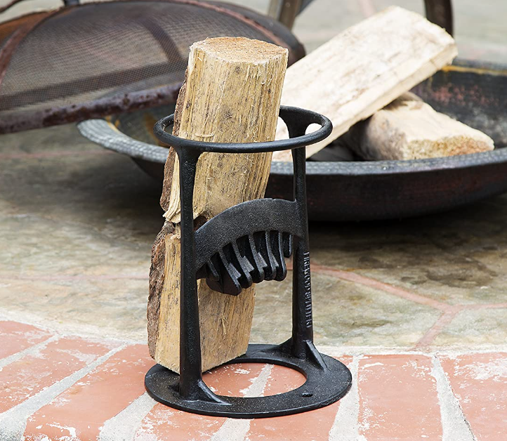 Cast Iron Manual Firewood Splitter - Time Saving | Cooking Gadget | Easy Cooking