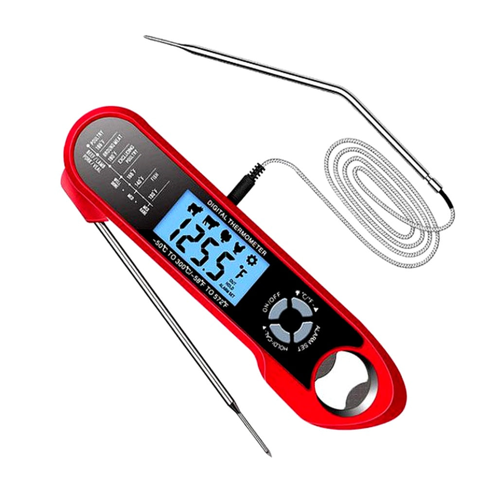 Digital Kitchen Thermometer – Instant Read with Alert and Hold Function