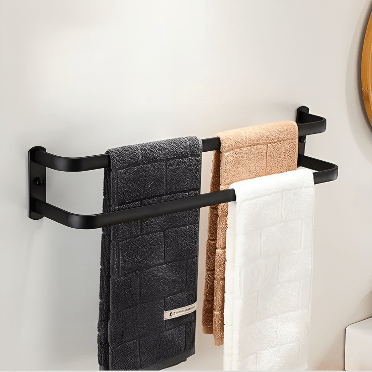 Wall-Mounted Towel Rack | Space-Saving Aluminium Design