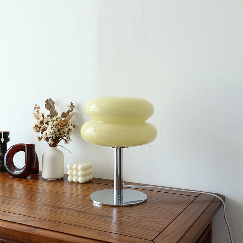 Italian Designer Glass Table Lamp | Modern Sculptural Lighting
