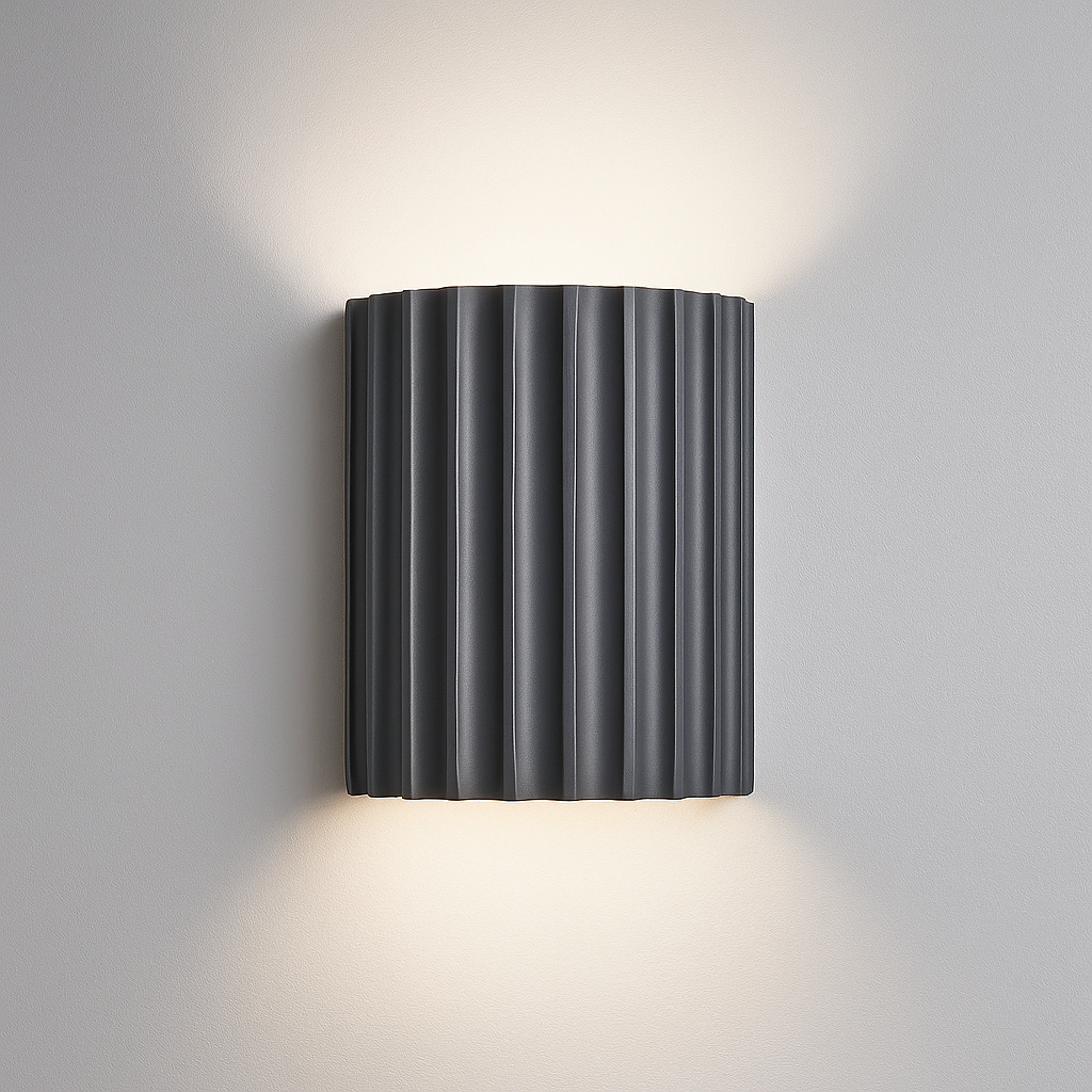 Modern Resin Wall Light | Soft Up–Down LED Glow