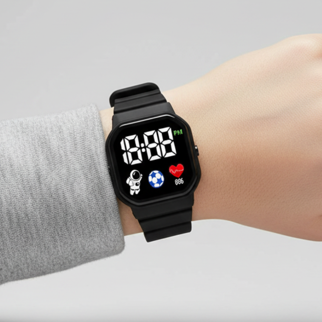 Waterproof Digital LED Kids Watch