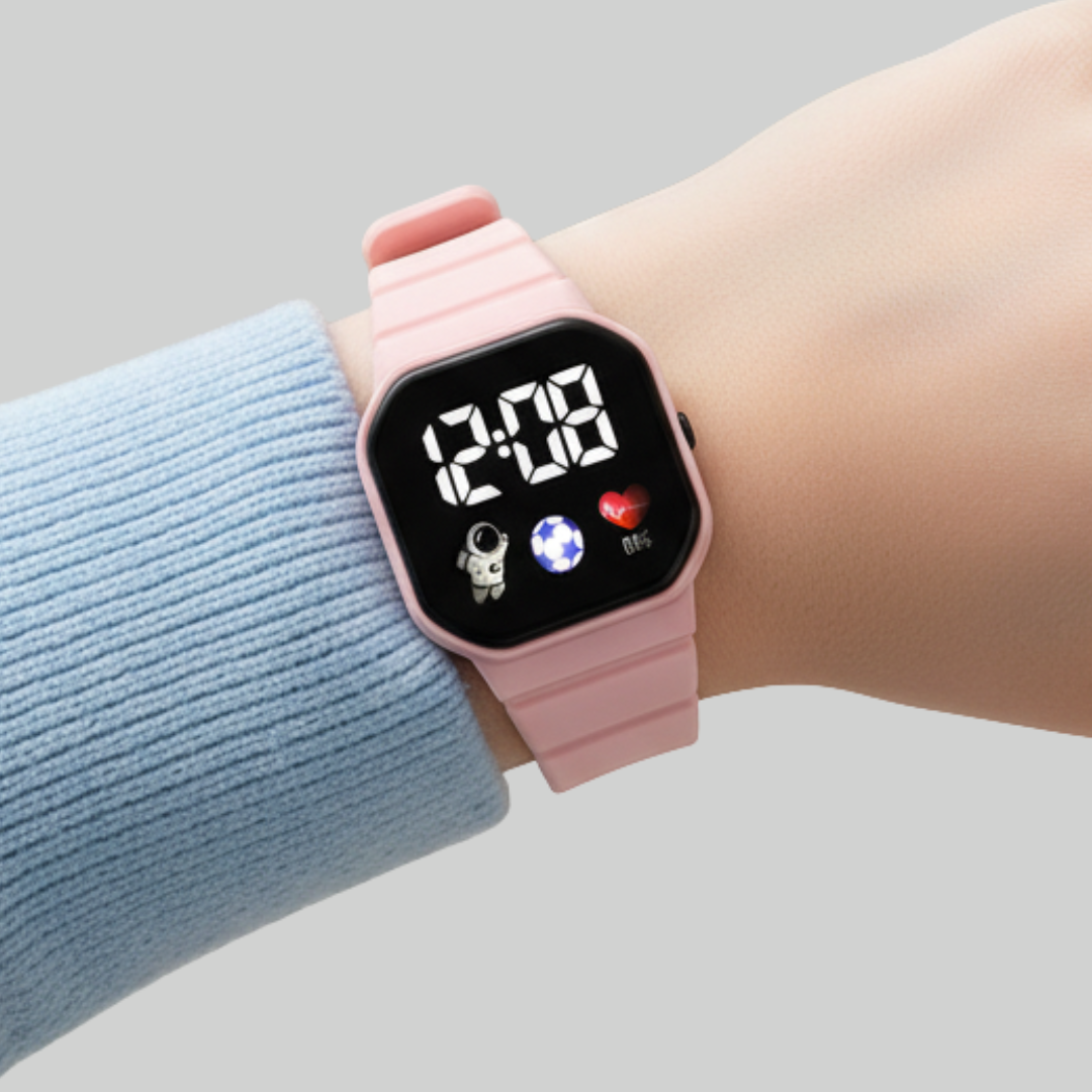 Waterproof Digital LED Kids Watch
