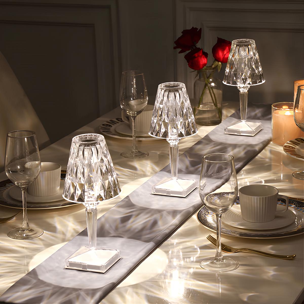 Crystal-Effect Table Lamp | Sparkling Ambient Light
