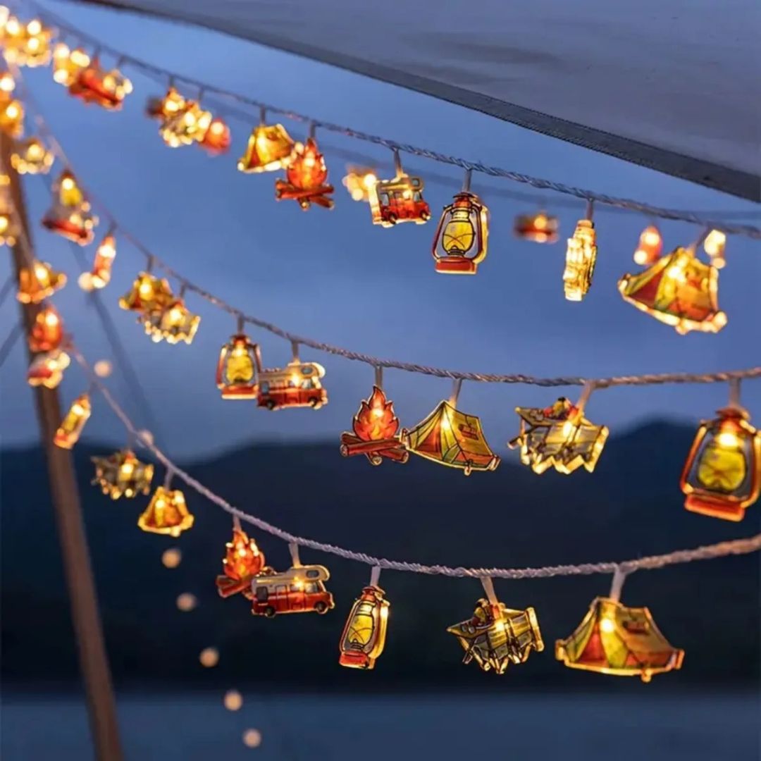 Warm White Battery Camping String Lights