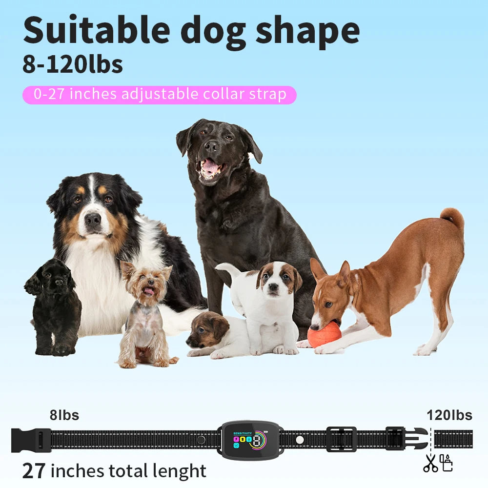 Smart Anti-Barking Dog Collar | Rechargeable & Waterproof with Adjustable Sensitivity for Effective Training 3