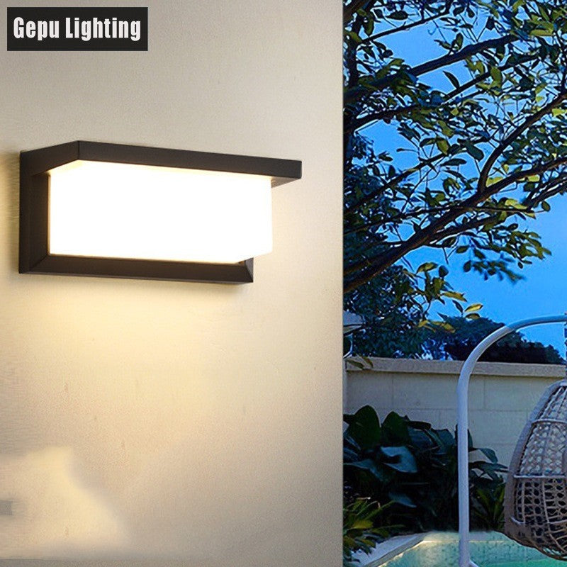 Modern Outdoor Wall Lantern | Waterproof Sconce with Adjustable Color Temperature | Stylish Lighting for Garden and Patio 4