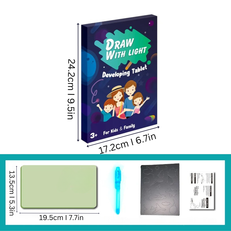 Kids LED Light-Up Glow Drawing Board