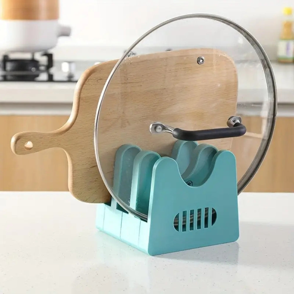 ABS Pot Lid and Utensils Storage Rack 7