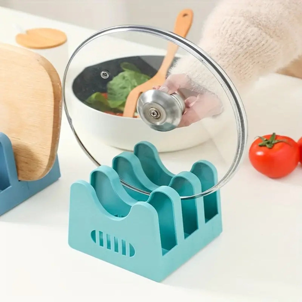 ABS Pot Lid and Utensils Storage Rack 8