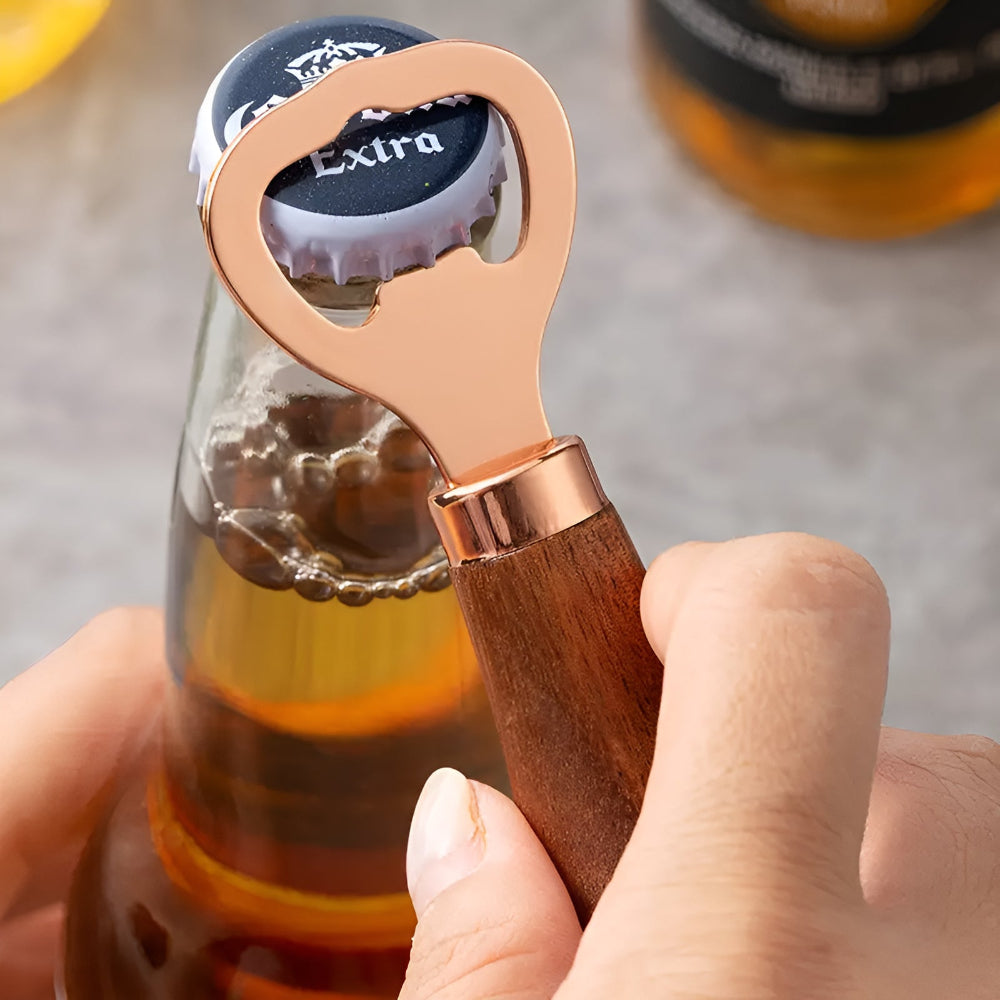 Acacia Wood Bottle Opener 2