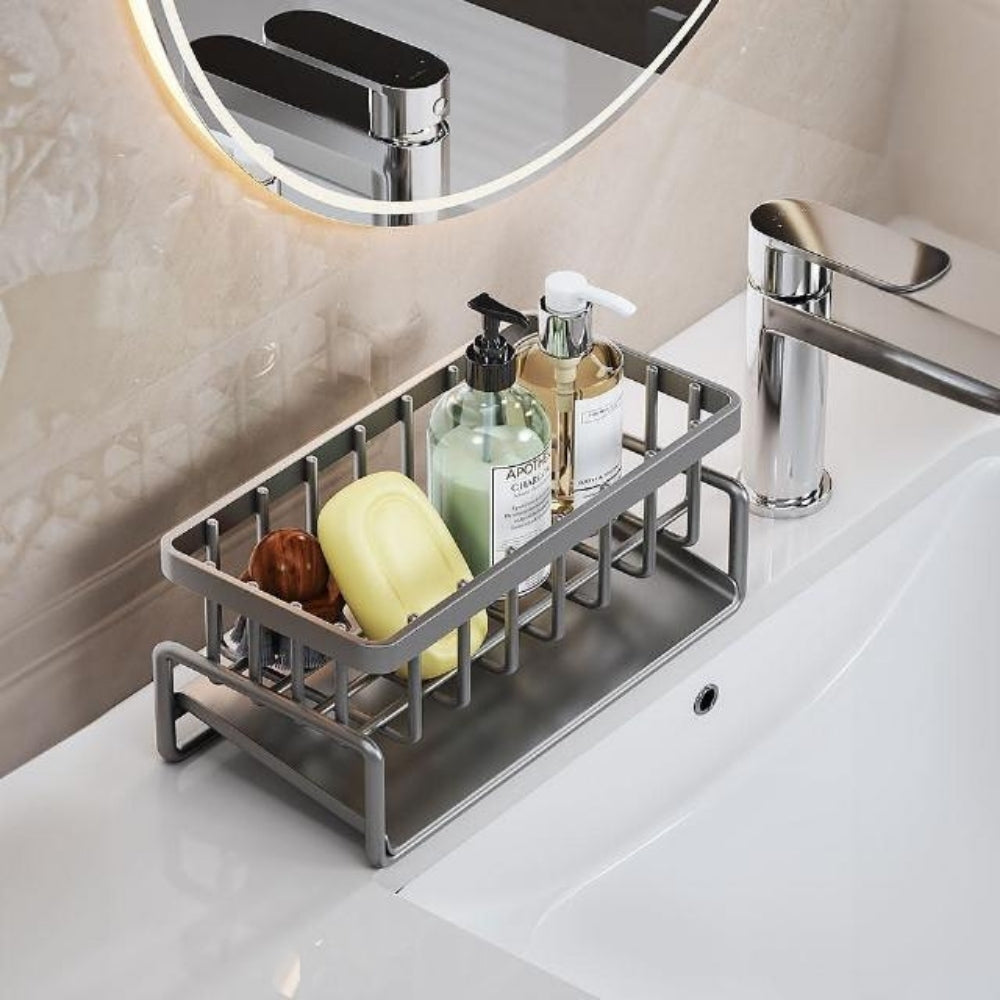 All-in-One Sponge Soap Cloth Self-Draining Rack 7