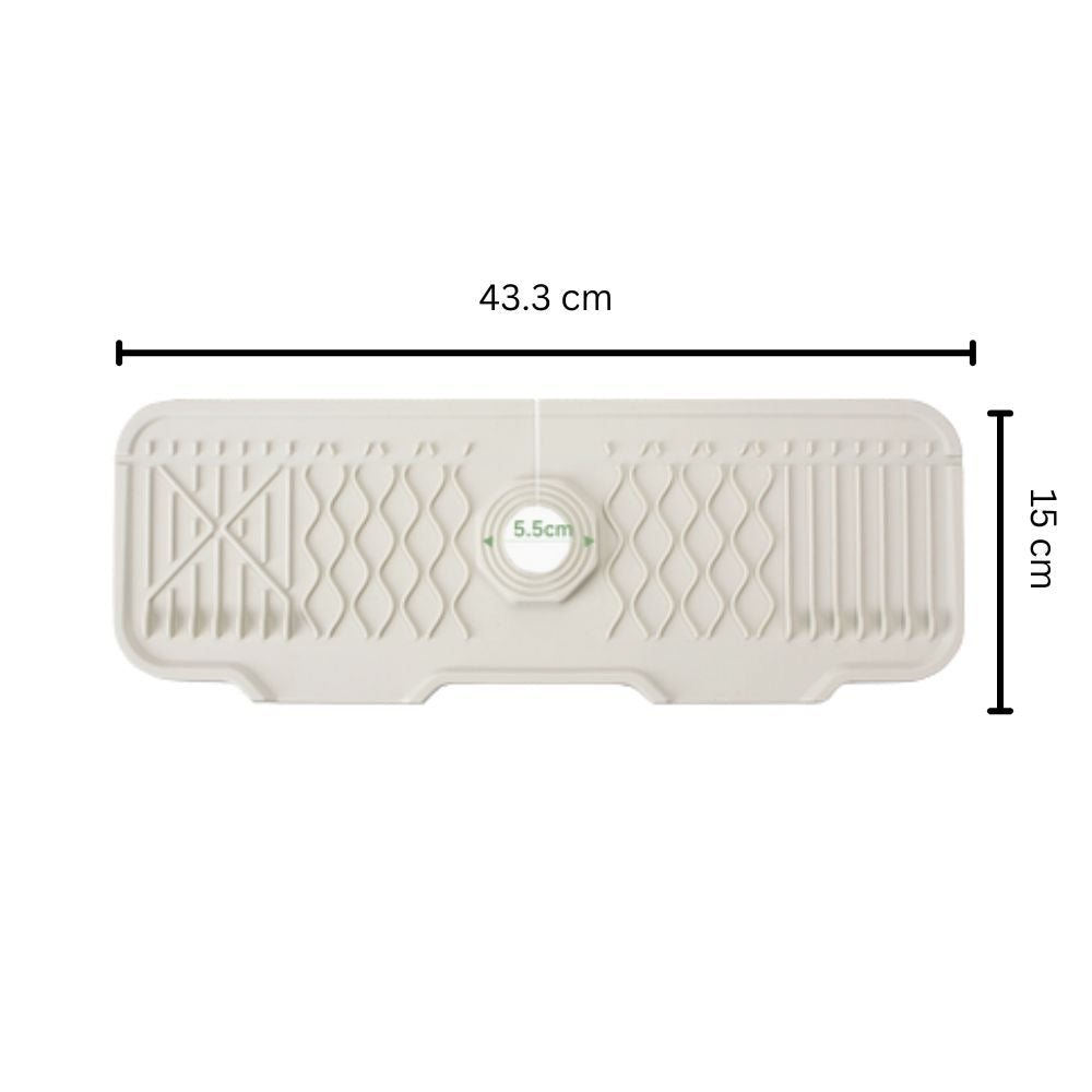 Aqua Slope Rubber Faucet Sink Mat 0
