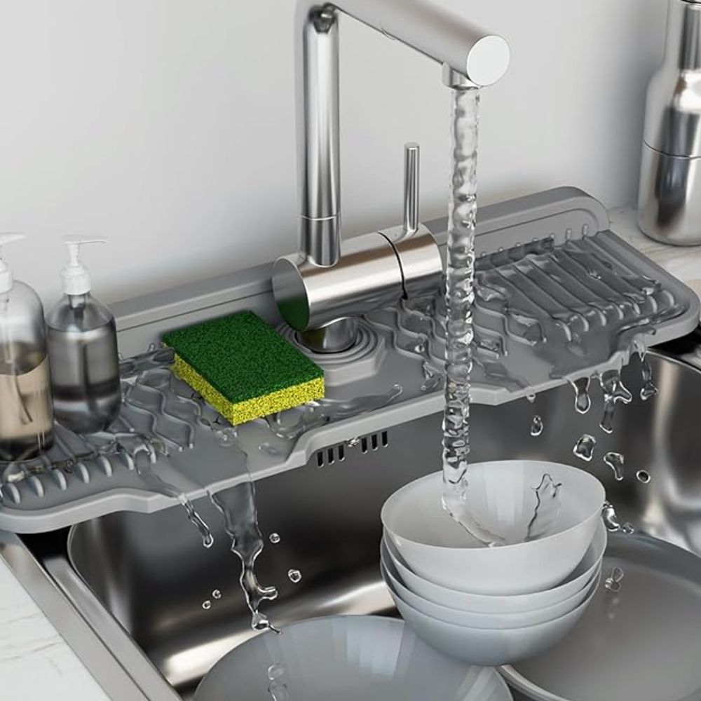 Aqua Slope Rubber Faucet Sink Mat 1