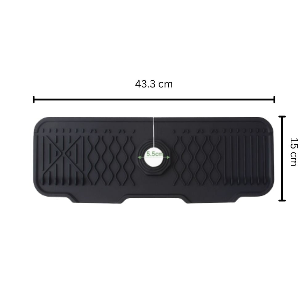 Aqua Slope Rubber Faucet Sink Mat 9