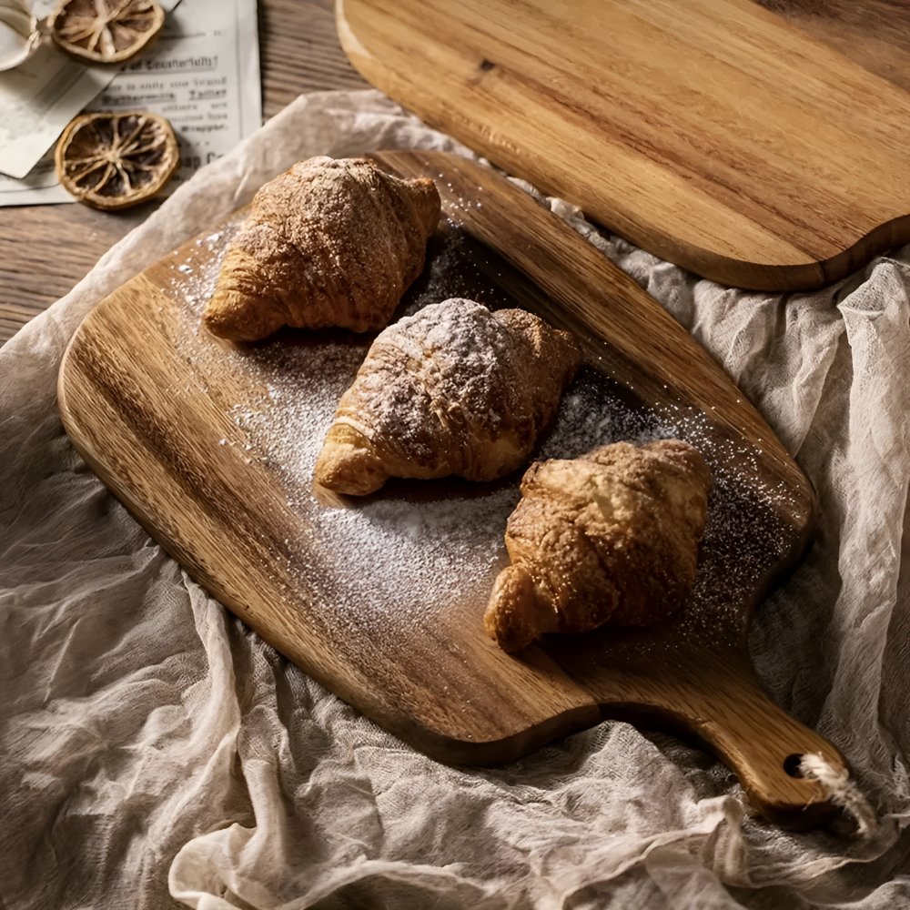 Artisan Wooden Serving Platter 0
