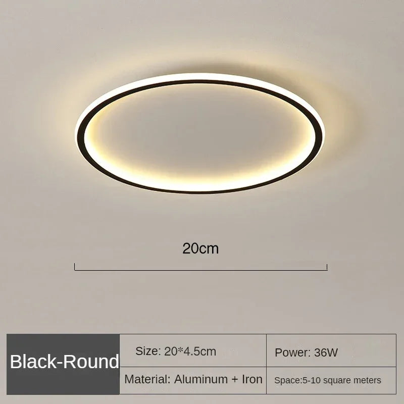 AuroraSphere | Elegant Minimalist Round LED Flush Mount Ceiling Light 0
