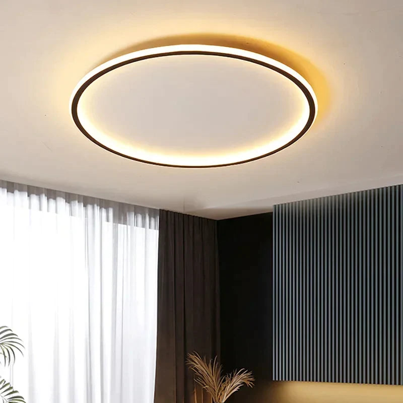 AuroraSphere | Elegant Minimalist Round LED Flush Mount Ceiling Light 1