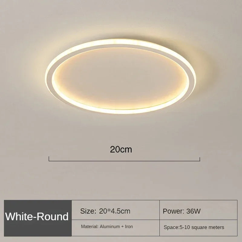 AuroraSphere | Elegant Minimalist Round LED Flush Mount Ceiling Light 6