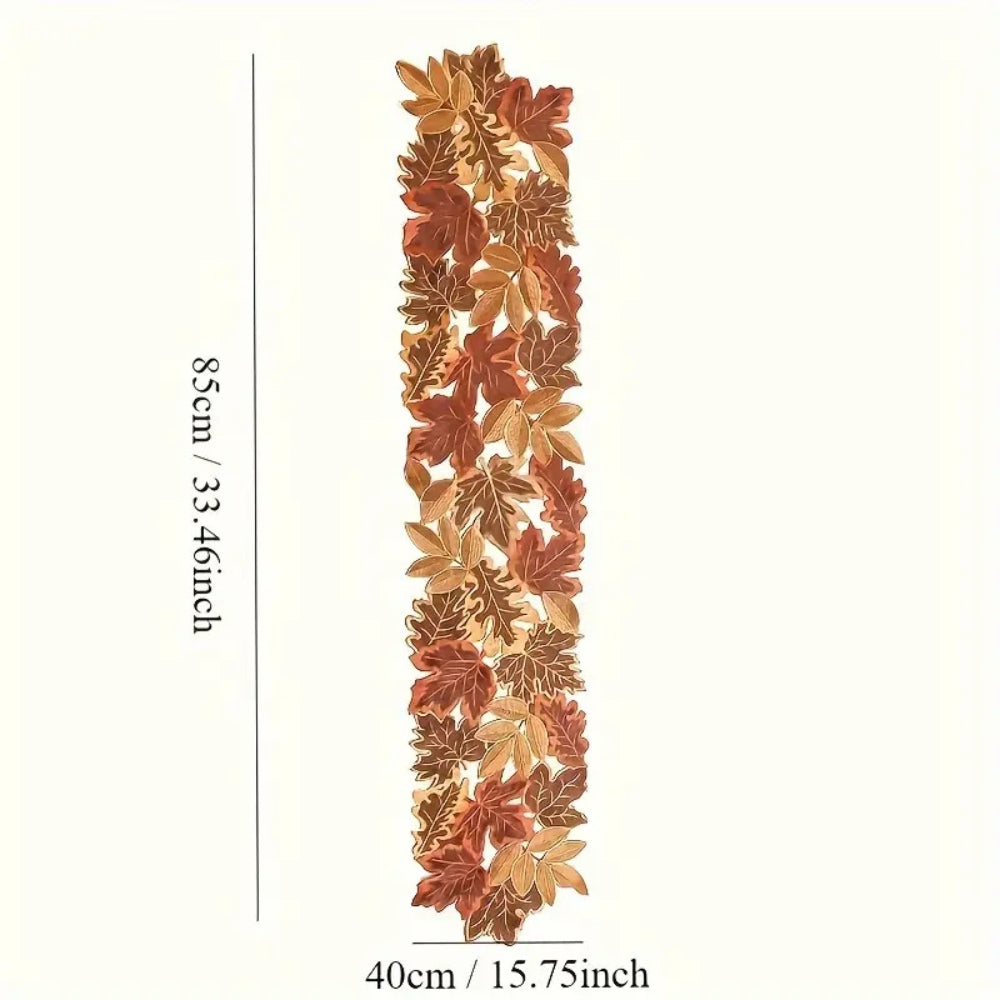 Autumn Leaves Table Runner for Dining Decor 6